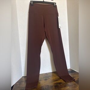Lululemon Leggings Align Pant 28” Lava Cake Brown Size 8 NWT Yoga